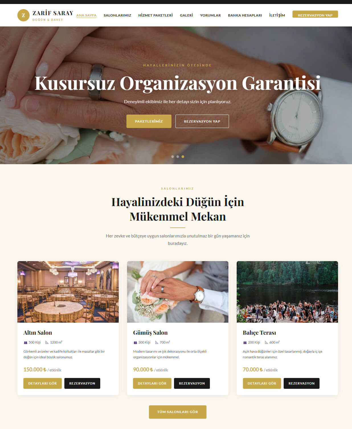 Düğün Salonu Kiralama Yazılımı