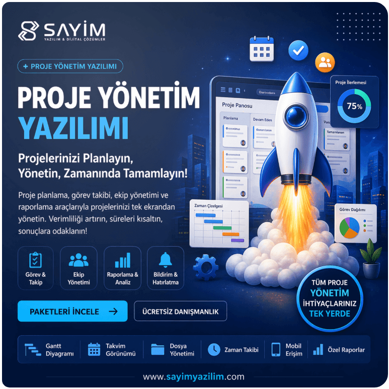 Ajans Proje Yönetim Yazılımı