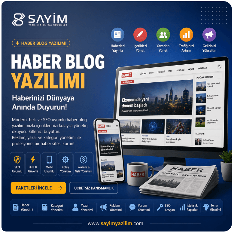 Haber ve Blog Yazılımı